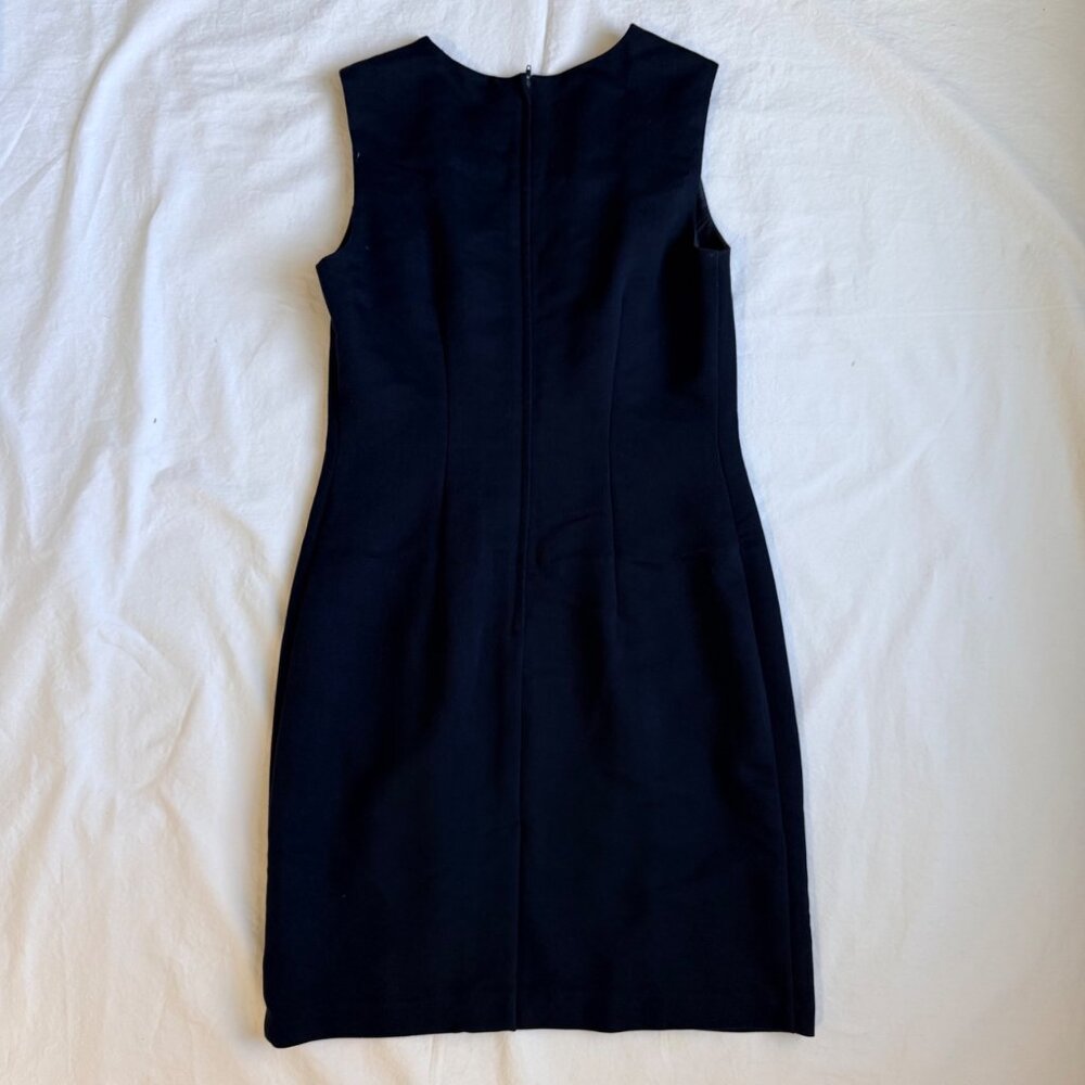 Melrose Collectibles Womens Sleeveless Black Sheath Dress Size 6 Back Zipper - Picture 8 of 8